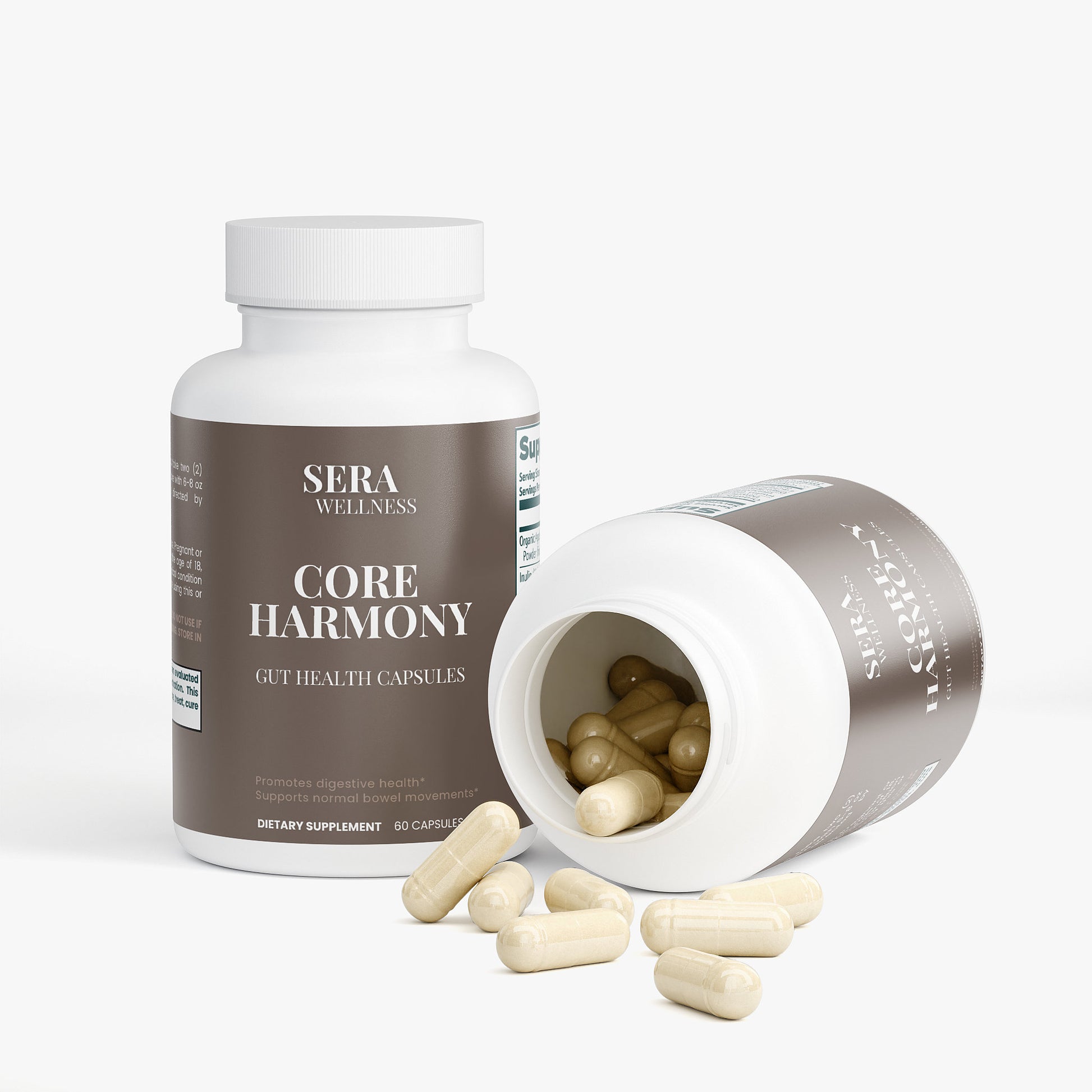 Sera Wellness Core Harmony | Daily Wellness Blend with Prebiotics & Probiotics | For Inner Balance | 60 Capsules