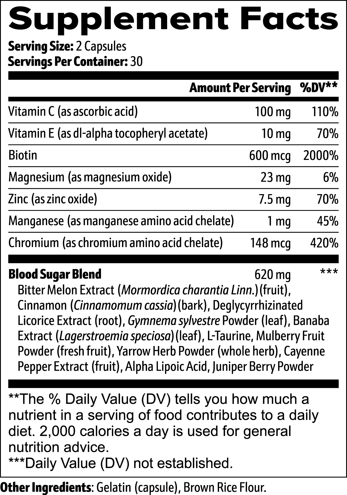 Sera Wellness Equilibrium | Herbal Blend with Cinnamon & Chromium for Daily Wellness | 60 Capsules